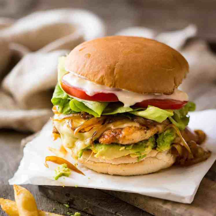 Super tasty, quick Chicken Burger recipe made with chicken breast. It's all in the seasoning! Great for grilling too. recipetineats.com