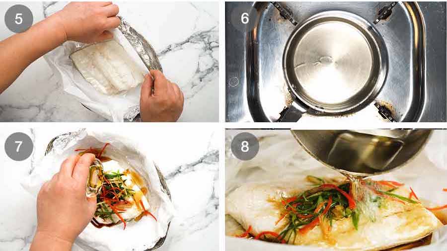 How to make Sizzling ginger fish